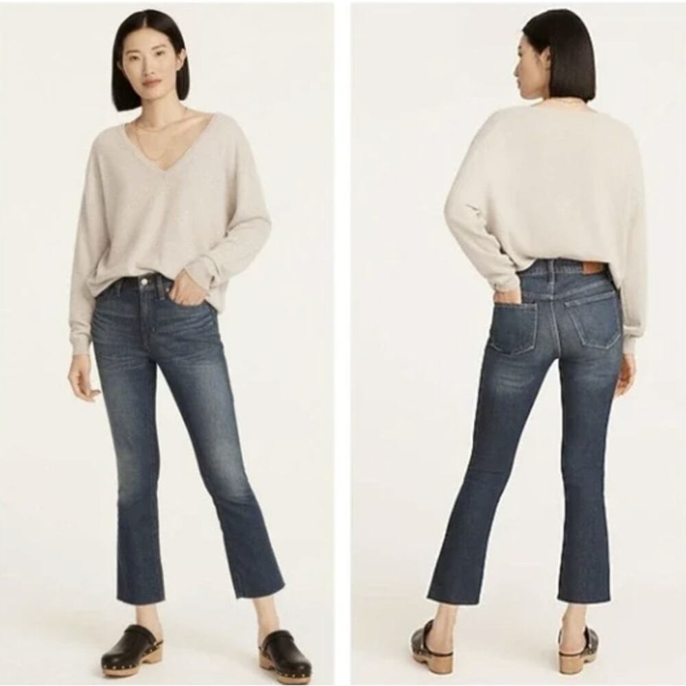 J. Crew Women's 25 Tall 9" Billie Mid-Rise Demi-Boot Crop Jean Lantern Wash NWT